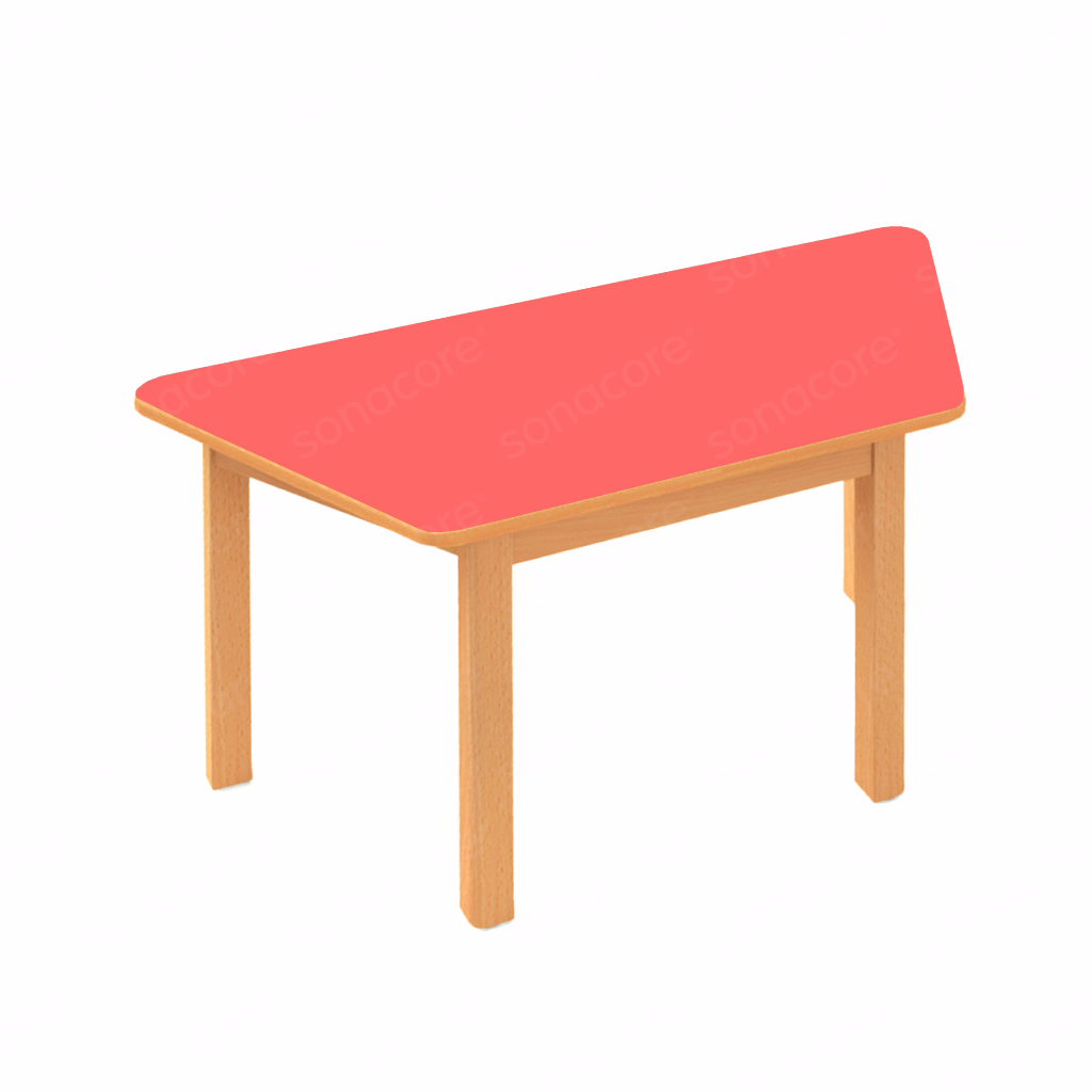 Multipurpose Table - Trapezoid 100x50cm - Image 6