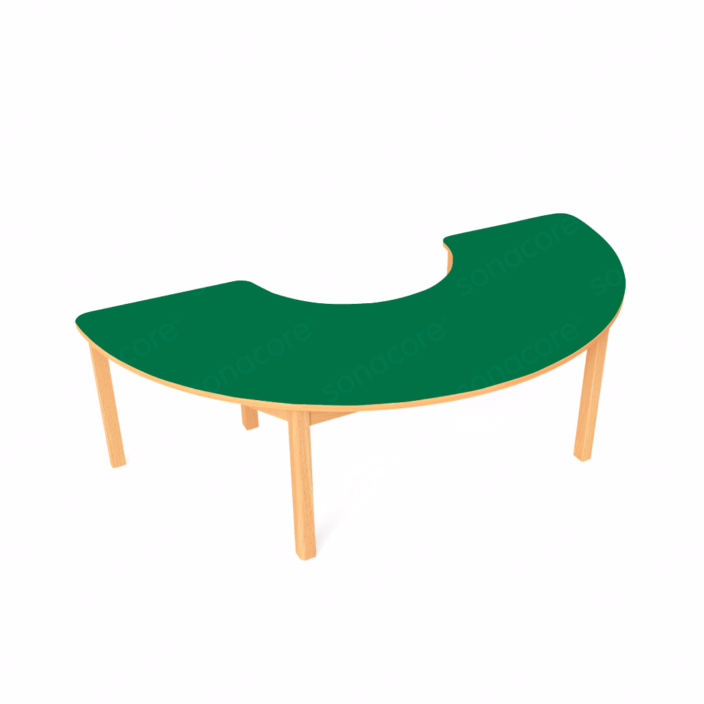 Multipurpose Table - Half Ring 180x90cm - Image 3