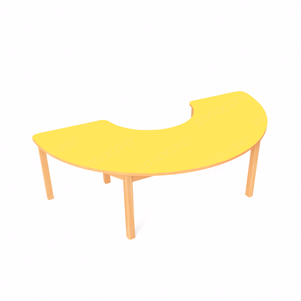 Multipurpose Table - Half Ring 180x90cm - Image 9
