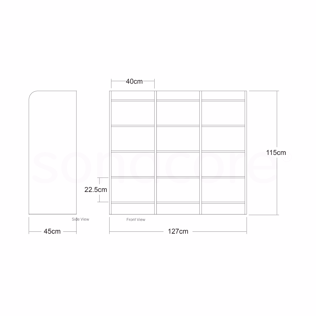 Cubby Unit 4x3 - Bav Beech - Image 2