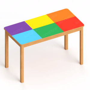 Multipurpose Table - Rectangle 120x60cm - Crayons Range