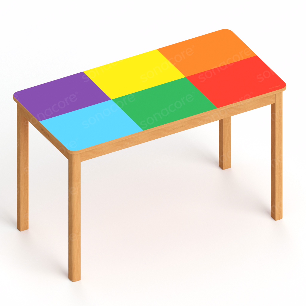 Multipurpose Table - Rectangle 120x60cm - Crayons Range